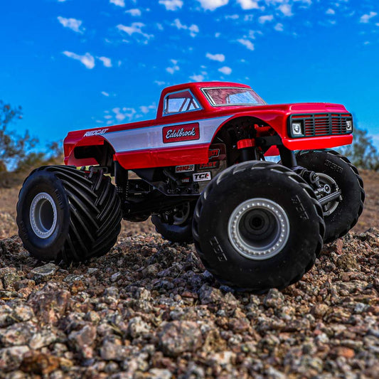 MT-18 - 1/18 Scale, Brushed, Solid Axle Monster Truck - Red