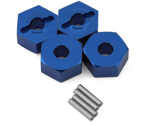 Aluminum 14mm Hex Hub Set (Blue) (4)