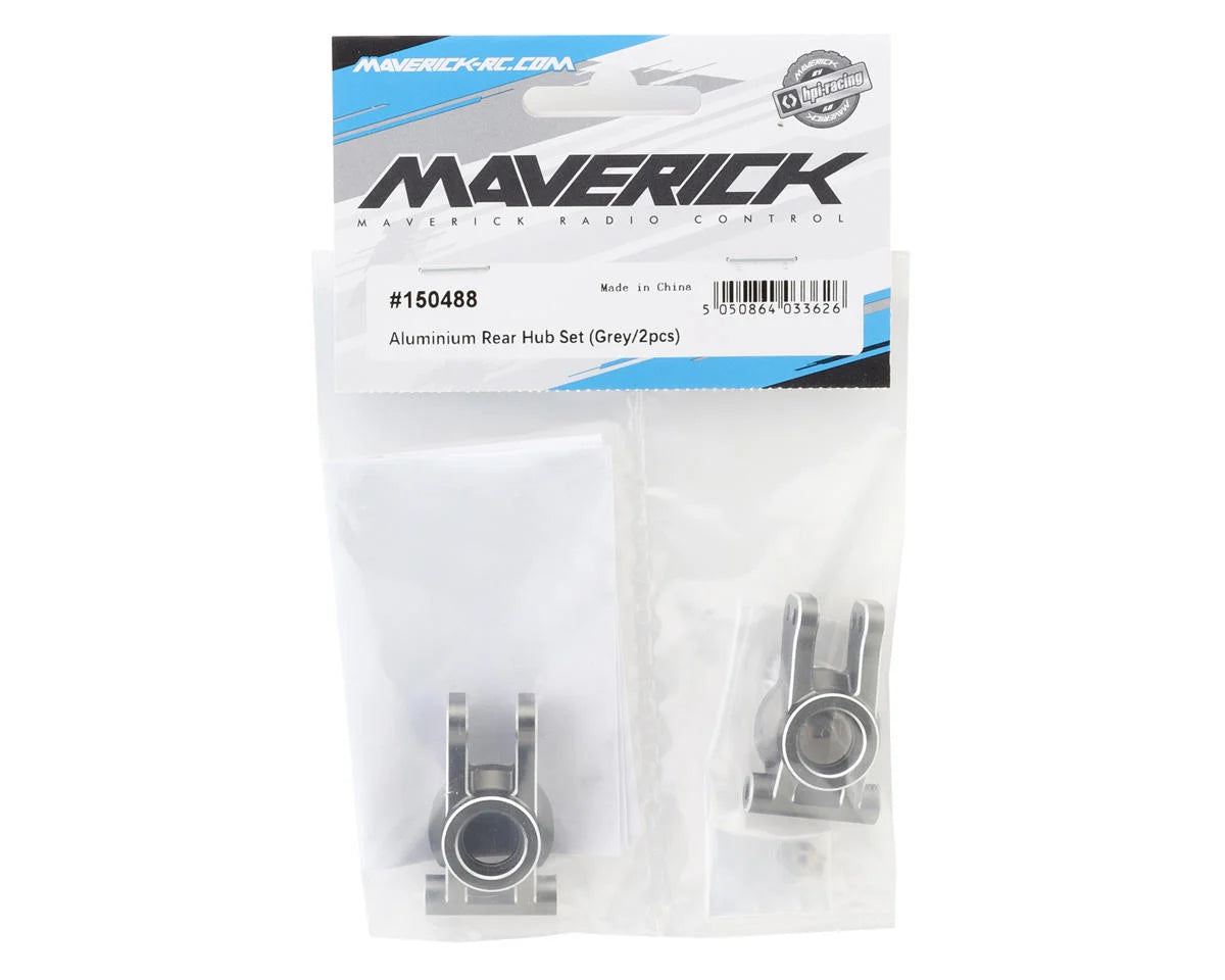 Maverick Aluminum Rear Hub Set (Dark Grey) (2)