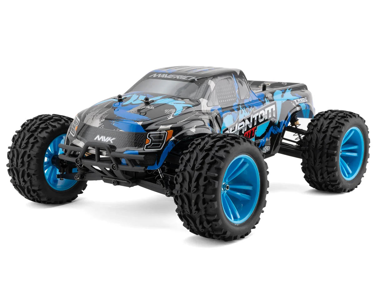 Phantom MT Brushed 1/10 4WD RTR Electric Monster Truck Combo