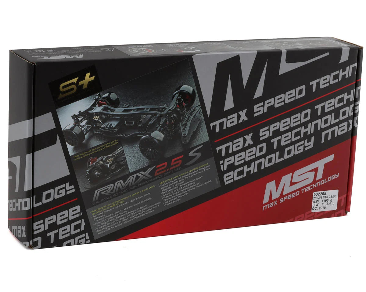 MST RMX 2.5 S Plus 1/10 RWD Electric Drift Car Kit (No Body)