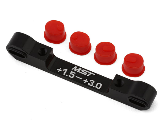 RMX Adjustable Aluminum Suspension Mount (+1.5/+3.0) (Black)