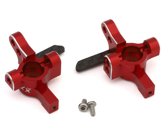 MST RMX 2.5 Aluminum Steering Knuckle Set (Red) (2)