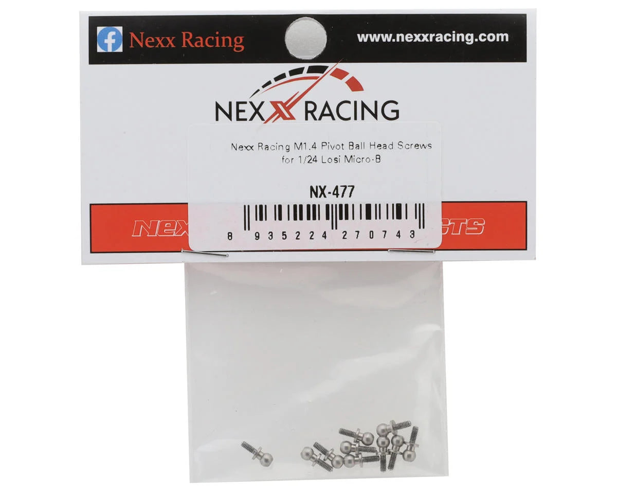 Micro-B 1.4mm Hex Head Pivot Balls (10)