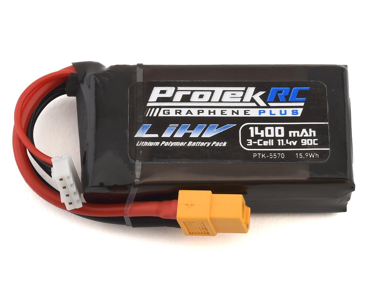 HV LiPo Battery w/XT60 Connector (11.4V/1400mAh) 3S 90C