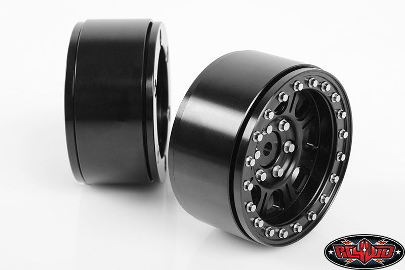 RC4WD 1.9" Raceline Monster Beadlock Wheels (Black) (x4)