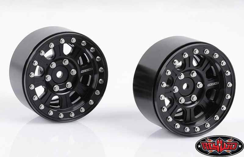 RC4WD 1.9" Raceline Monster Beadlock Wheels (Black) (x4)