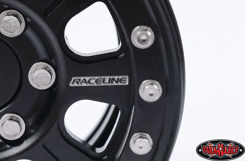 RC4WD 1.9" Raceline Monster Beadlock Wheels (Black) (x4)