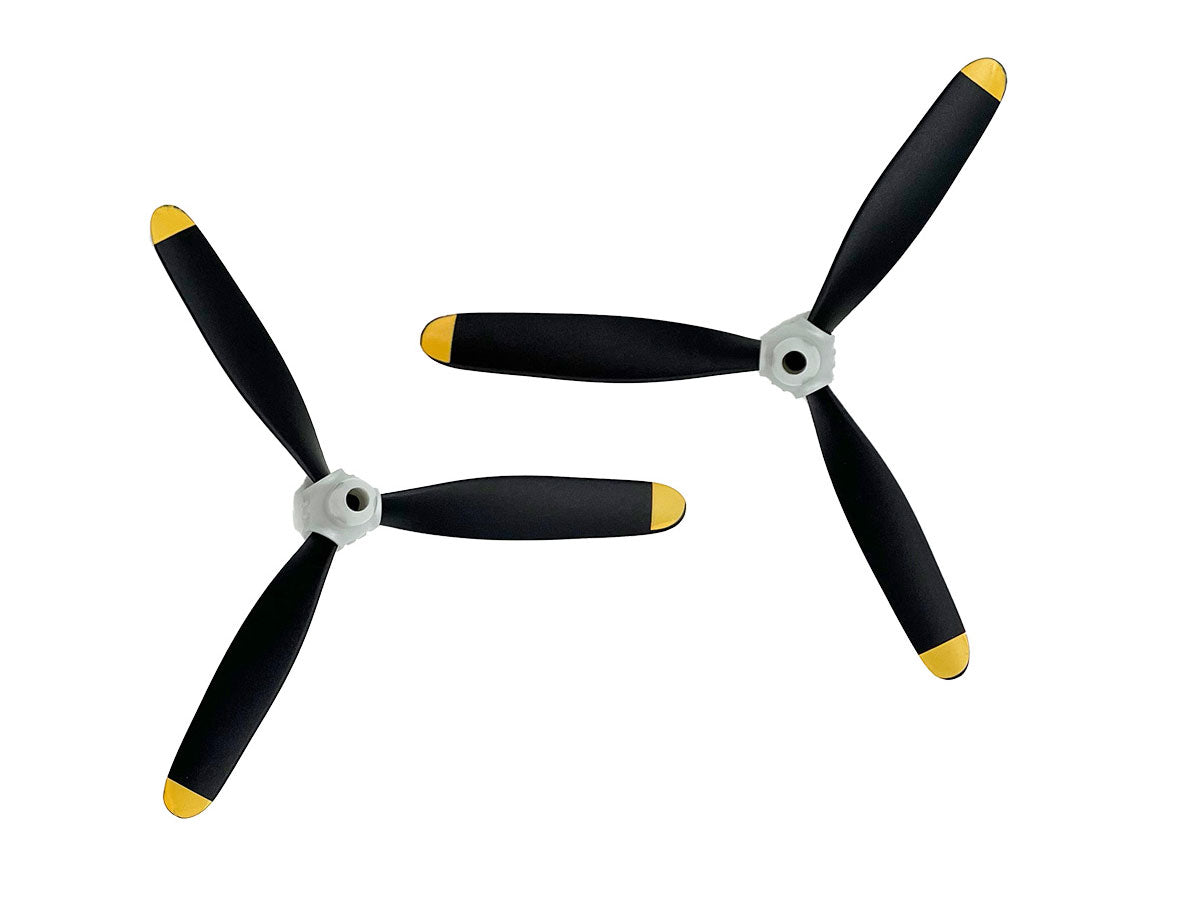 3-Blade Scale Prop &amp; Spinner (2-Pack)