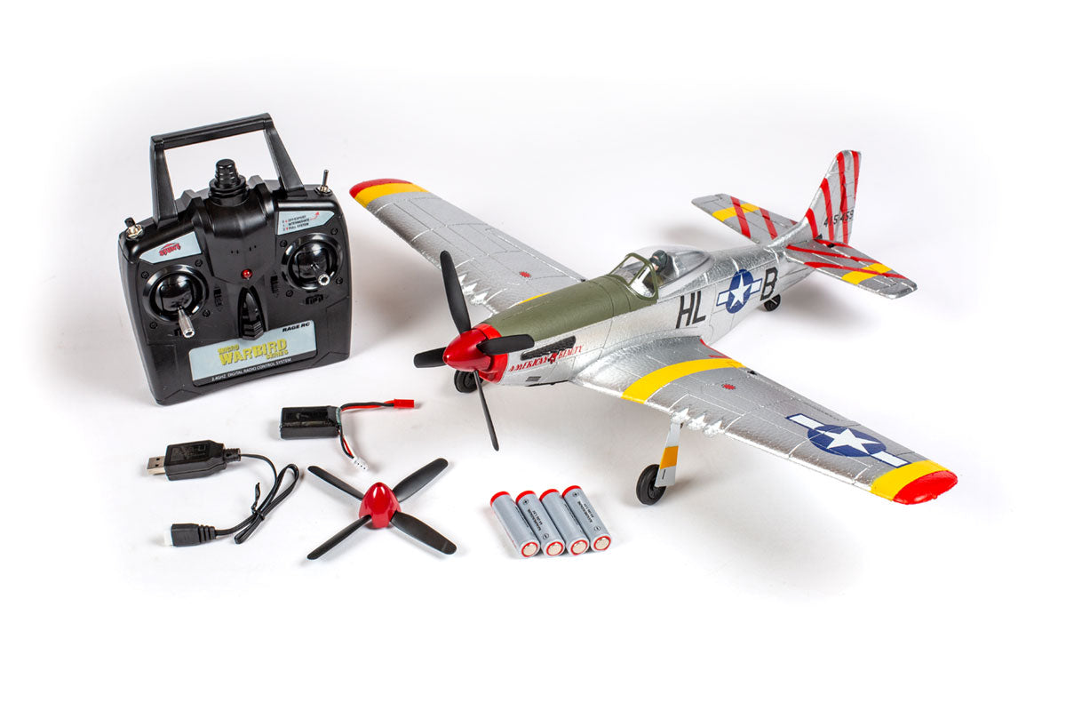 P-51D Mustang 500mm Brushless RTF Warbird with PASS