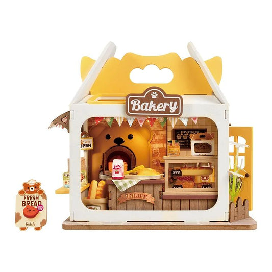 Teddy's Breadbox | Robotime DS033 DIY Dollhouse Miniatures Kit