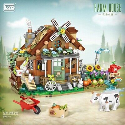 Farm Cottage Autumn House Ranch| LOZ 1281  Building Bricks Mini