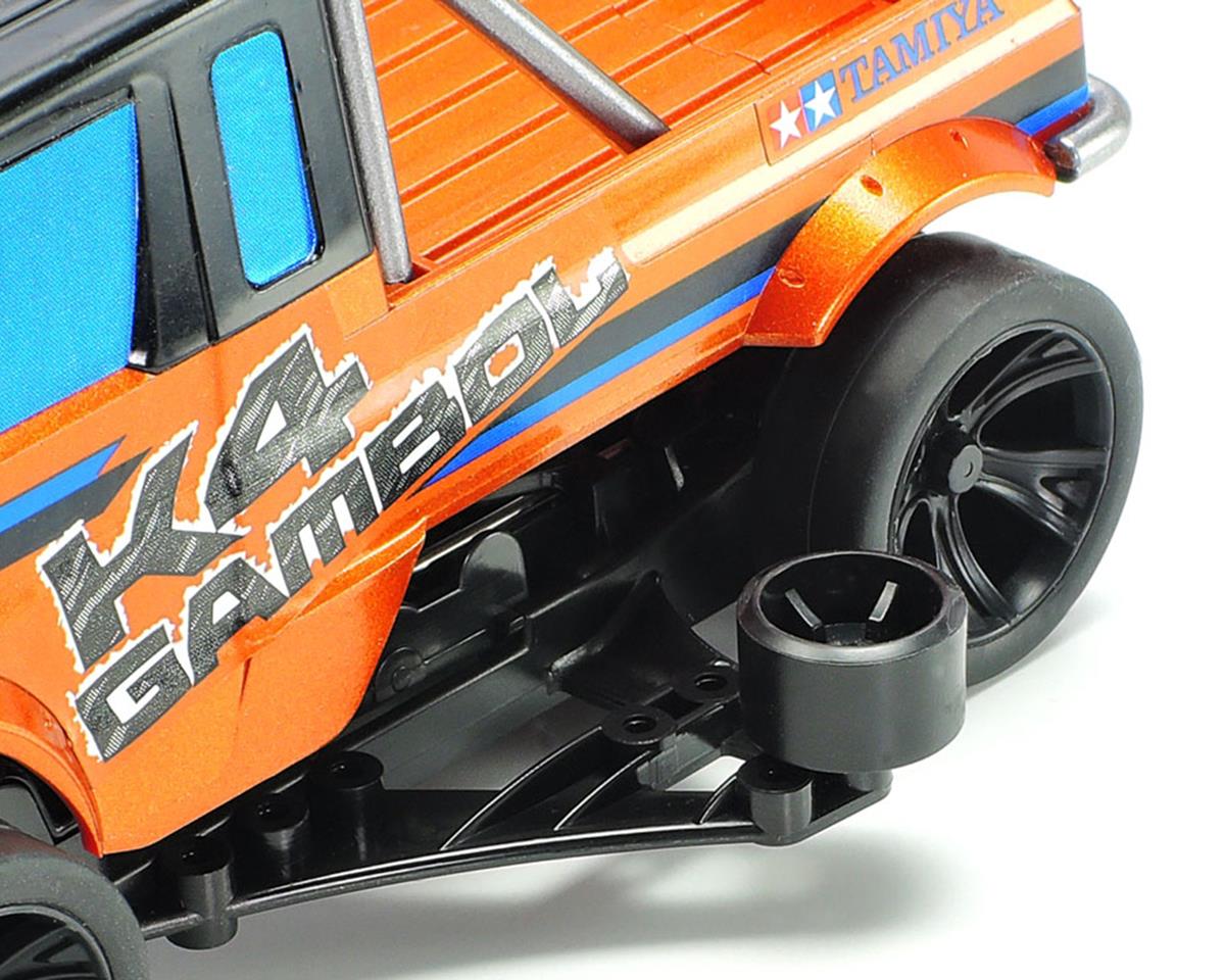 Tamiya 1/32 JR K4 Gambol FM-A Chassis Mini 4WD Kit (Metallic Orange)