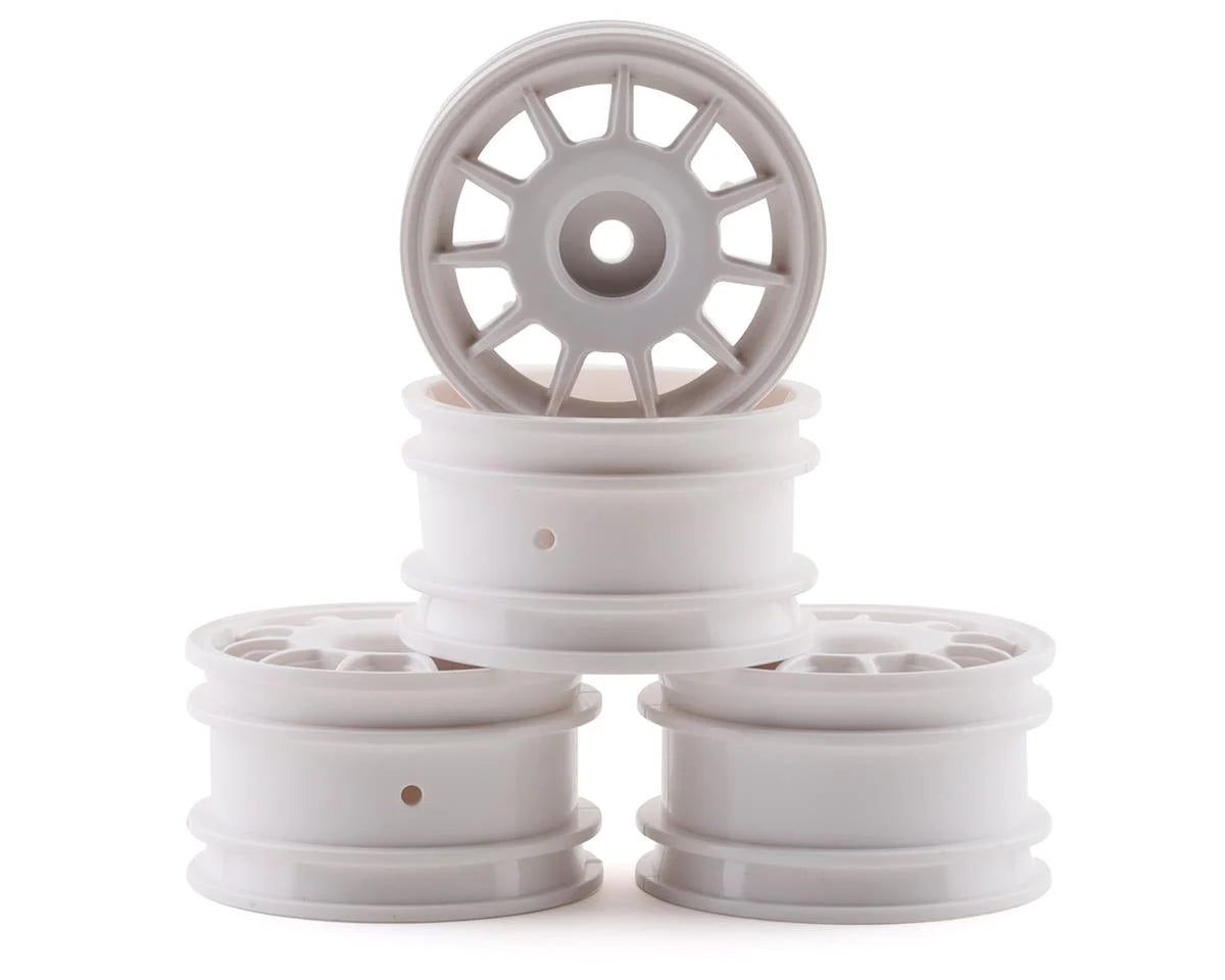 M-Chassis 11 Spoke Racing Wheels (White) (x4)