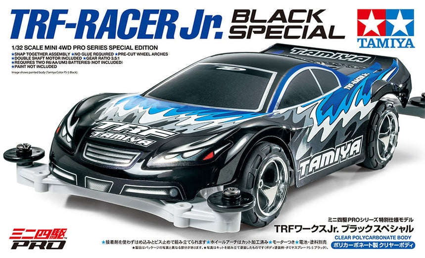 TRF-Racer Jr. Black Special Kit, w/ Mini 4WD MS Chassis