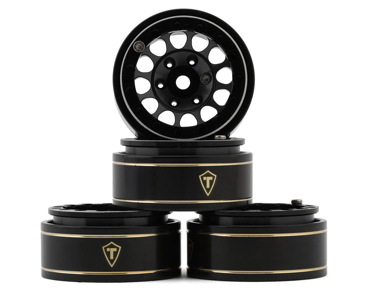 Type I 1.0" Classic 12-Spoke Beadlock Wheels (Black) (4) (27.2g)