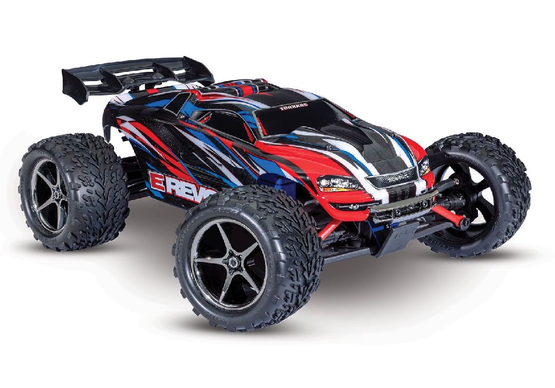 Traxxas E-Revo 1/16 4X4 Monster Truck RTR - Red/Blue