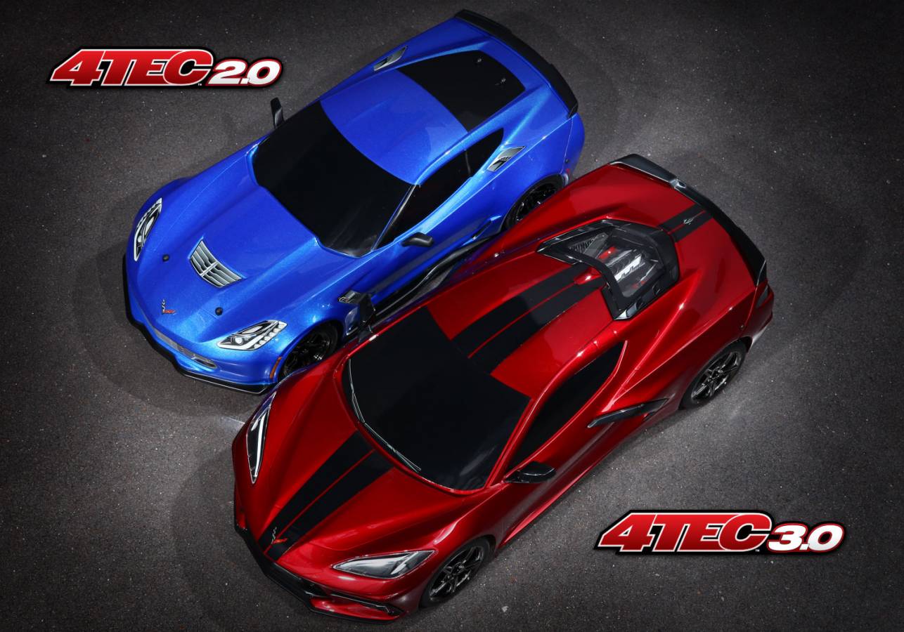 1/10 4-TEC Corvette Stingray AWD RTR - Blue