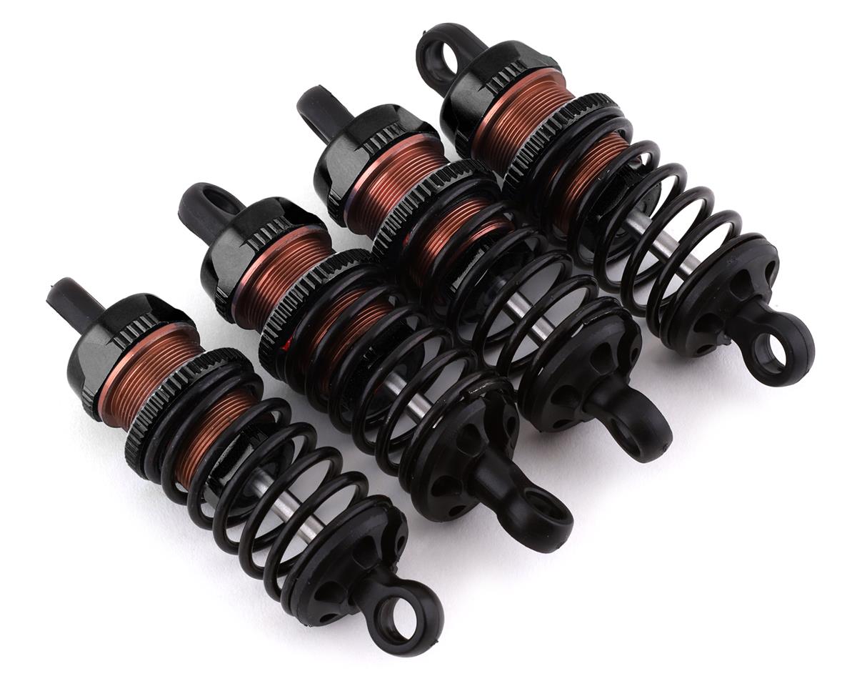 Yeah Racing Aluminum Big Bore Touring Car Shocks, Black (4) (55mm)