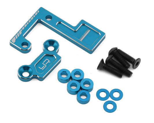 TT-02 Aluminum Main Shaft Bearing Holder Brace Set (Blue or Red)