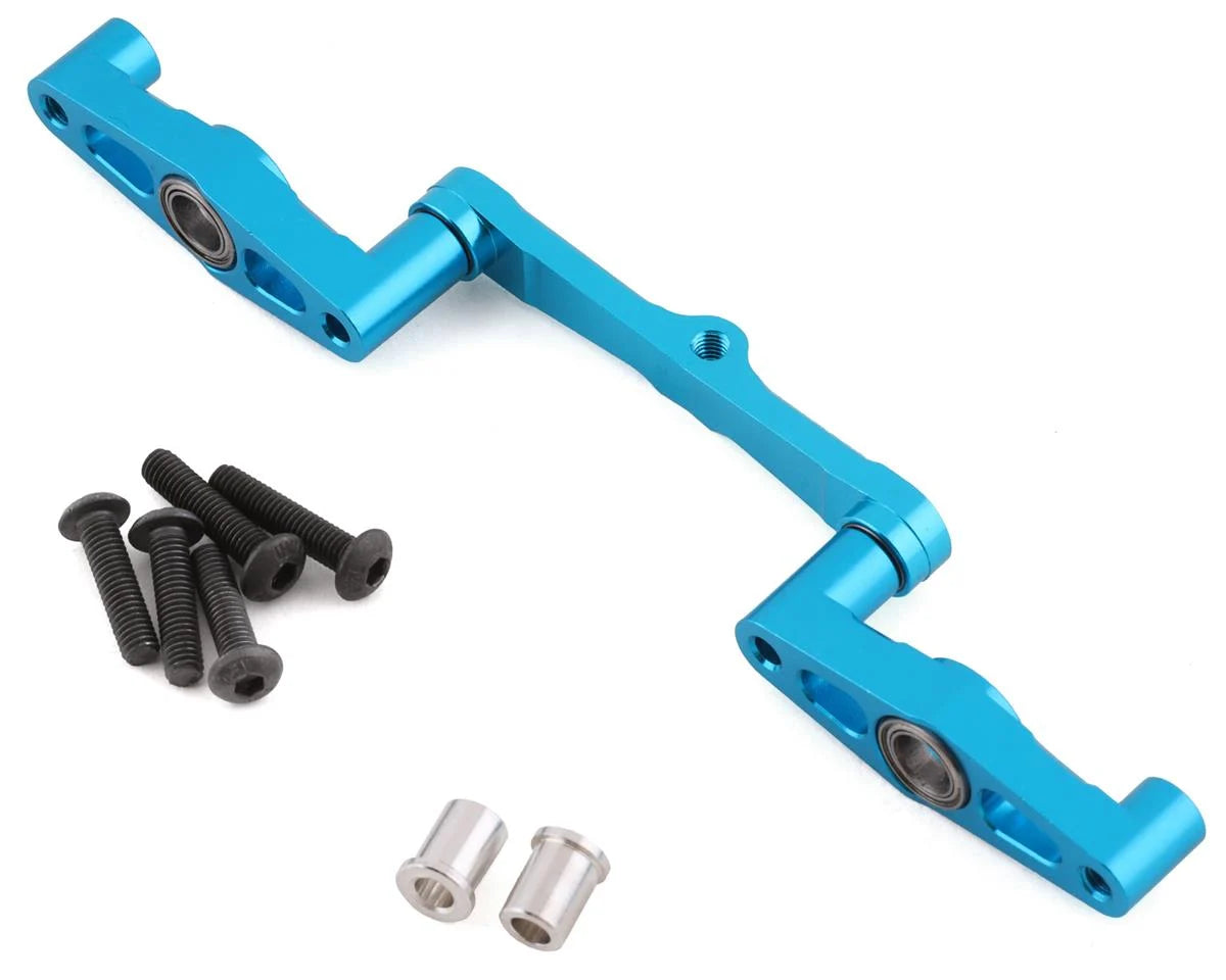 Yeah Racing Tamiya TT-02/TT-02B Aluminum Steering Rack (Blue)