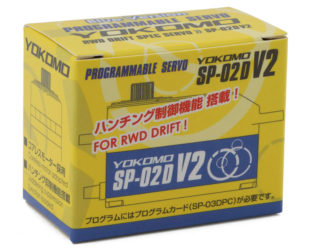 Yokomo SP-02D V2 RWD Digital Low Profile Drift Servo (Blue)