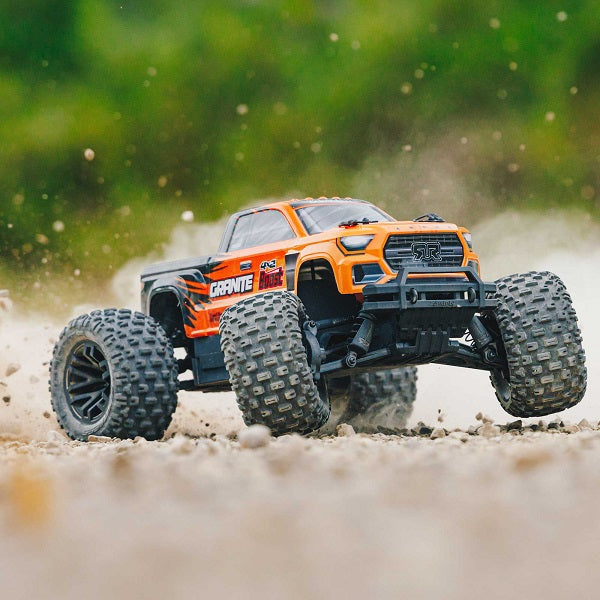 ARRMA GRANITE 4X2 BOOST MEGA 550 Brushed Monster Truck RTR, ORANGE