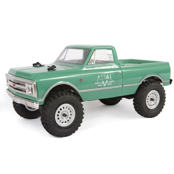 1/24 SCX24 1967 Chevrolet C10 4WD Truck Brushed RTR, GREEN