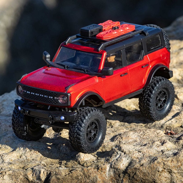 1/24 SCX24 2021 Ford Bronco 4WD Truck Brushed RTR, RED – Chris's House