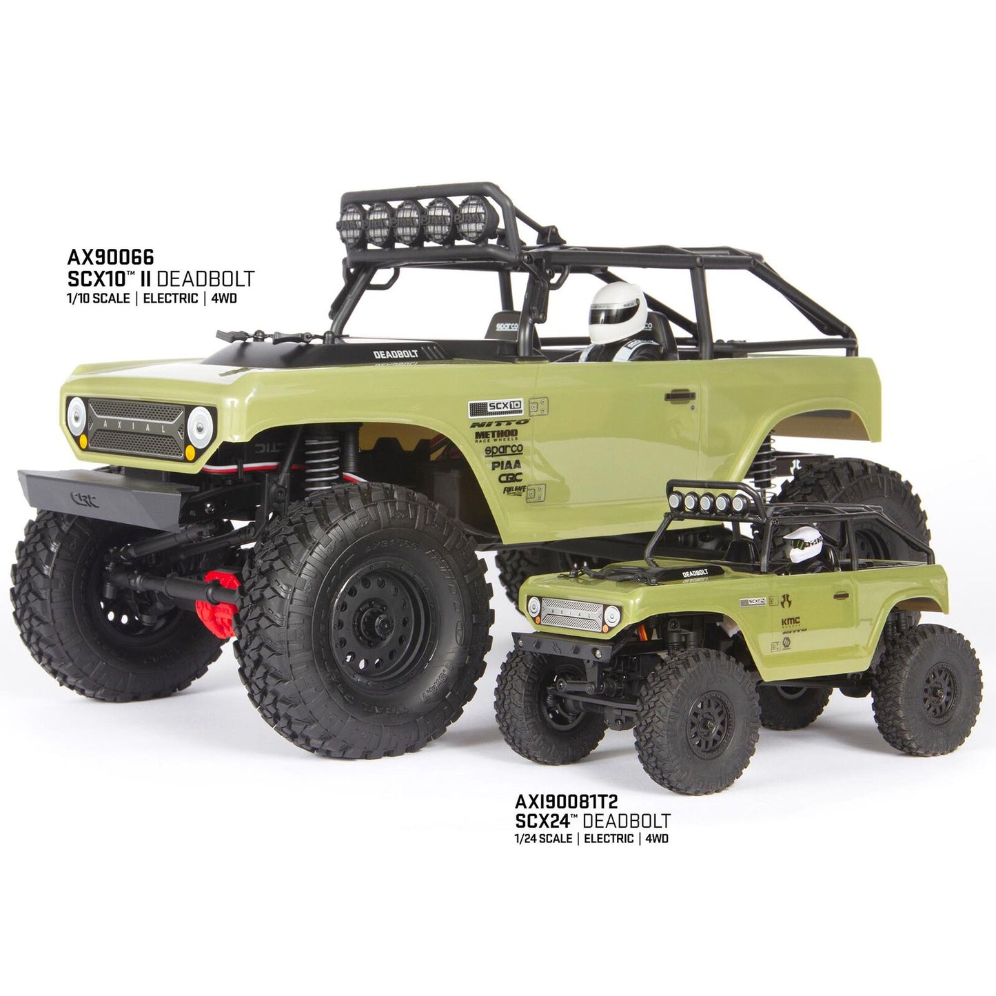 Axial SCX24 Deadbolt GREEN