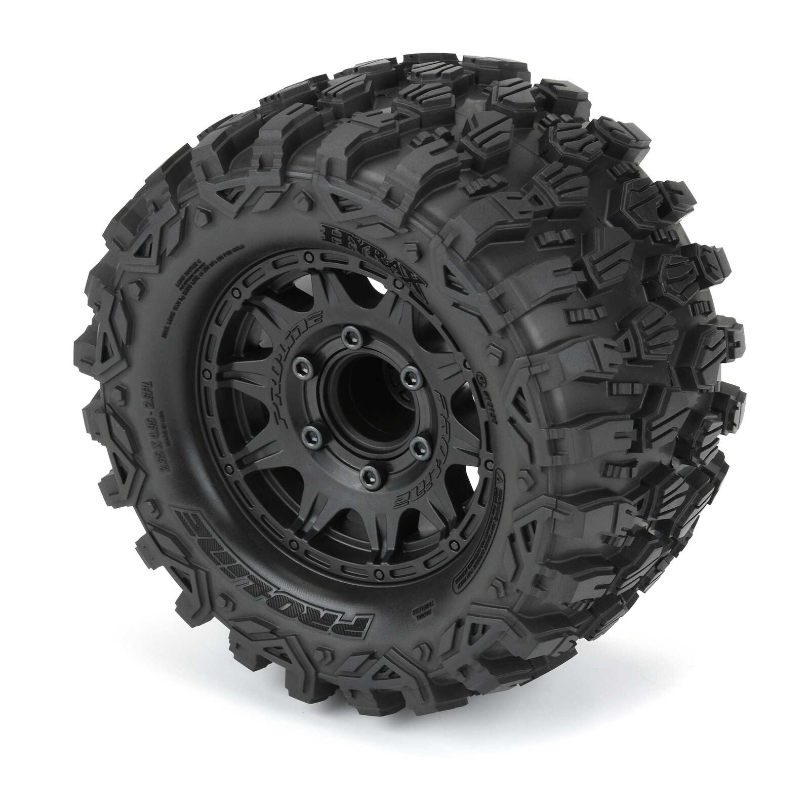 Pro-Line 10190-10 1/10 Hyrax Front/Rear 2.8 MT Tires Mounted 12mm Blk –  Chris's House