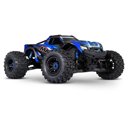 Maxx 4S V2 Brushless Monster Truck w/ WideMaxx - Blue