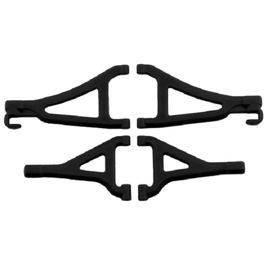 Front Upper & Lower A-Arms (1/16 E-Revo) (Black)