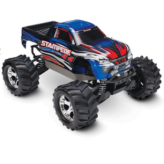 Traxxas Stampede 4X4 brushed Titan 12t motor and XL-5 ESC BLUE